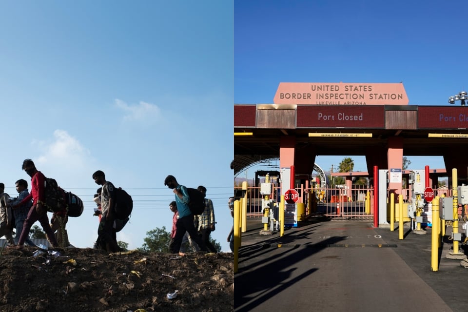 Estados Unidos reabrirá puntos de entrada fronterizos en plena crisis migratoria