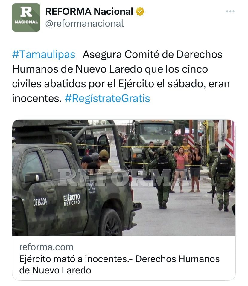 Así fue la terrible masacre de la que se acusa a militares en Nuevo Laredo