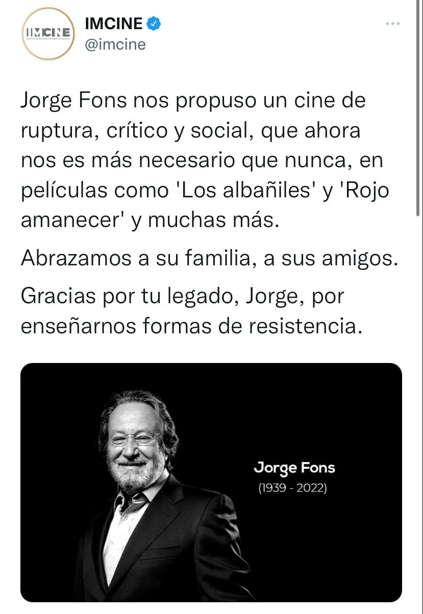 This is how Jorge Fons became famous