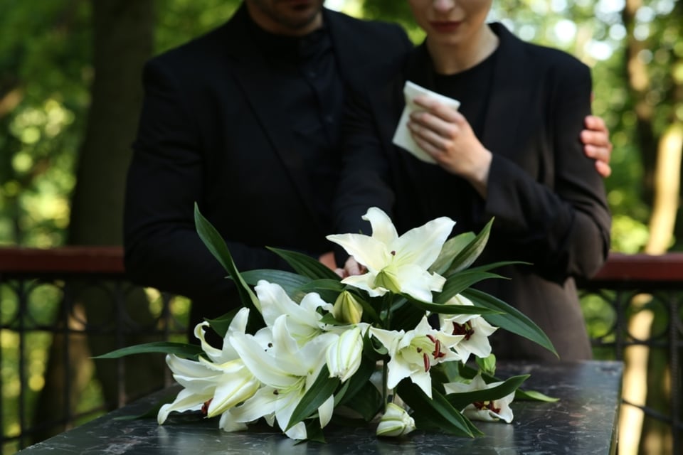 carta, blanco y negro, flores, despedida