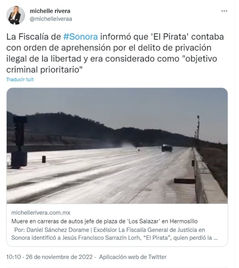 Muere en terrible accidente capo conocido como El Pirata