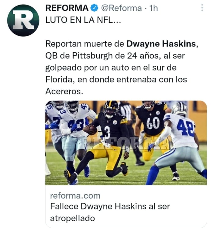 Quarterback Dwayne Haskins