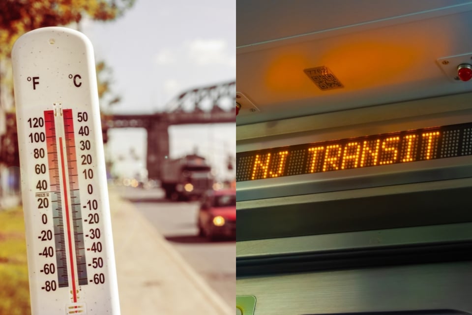 El calor extremo provoca retrasos en NJ Transit que podrían durar días