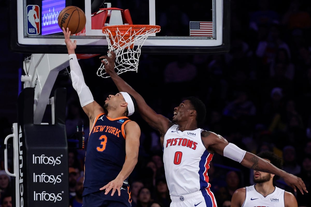 Hart encesta la canasta, Deportes, Baloncesto, Partida, Juego, NY Knicks