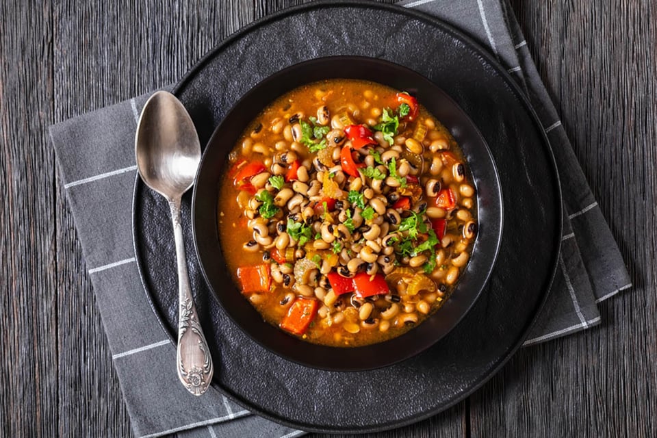 supersticiones, Hoppin John, black-eyed peas, EE.UU., feriado