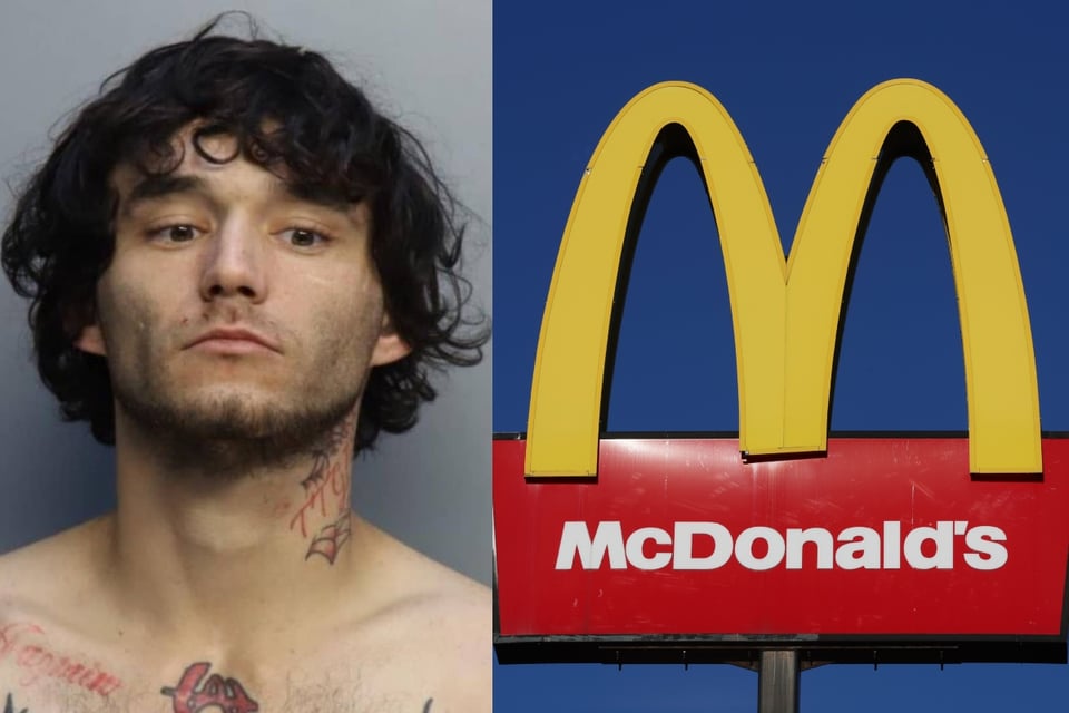 Se roba una camioneta en McDonald’s y termina en prisión por 11 cargos