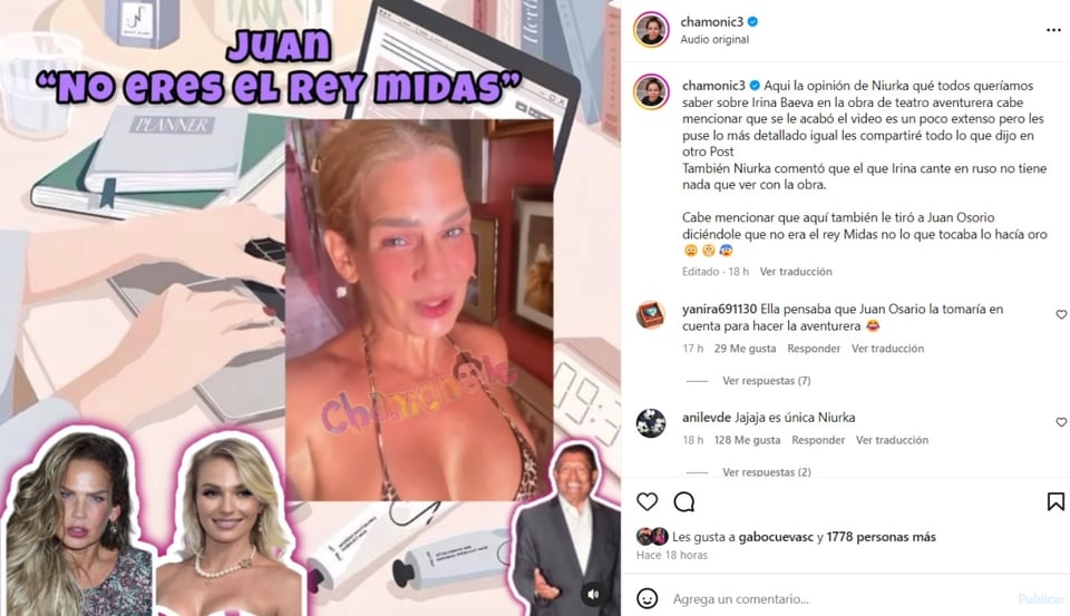 Niurka Juan Osorio, stories, Instagram, social networks, MundoNOW