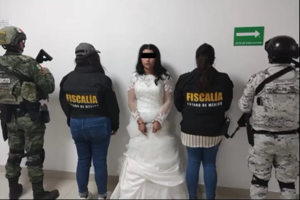 Novia en México es arrestada en su boda por extorsión