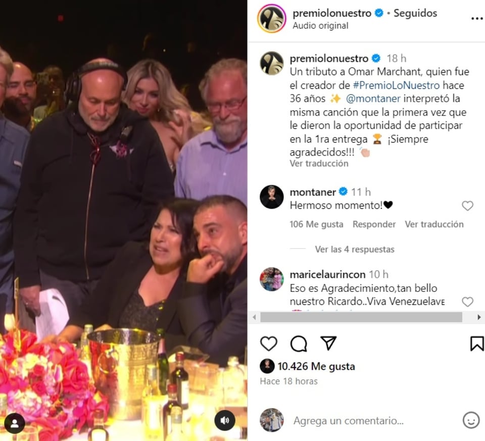 Premios Lo Nuestro, Ricardo Montaner, homenaje, ceremonia, MundoNOW