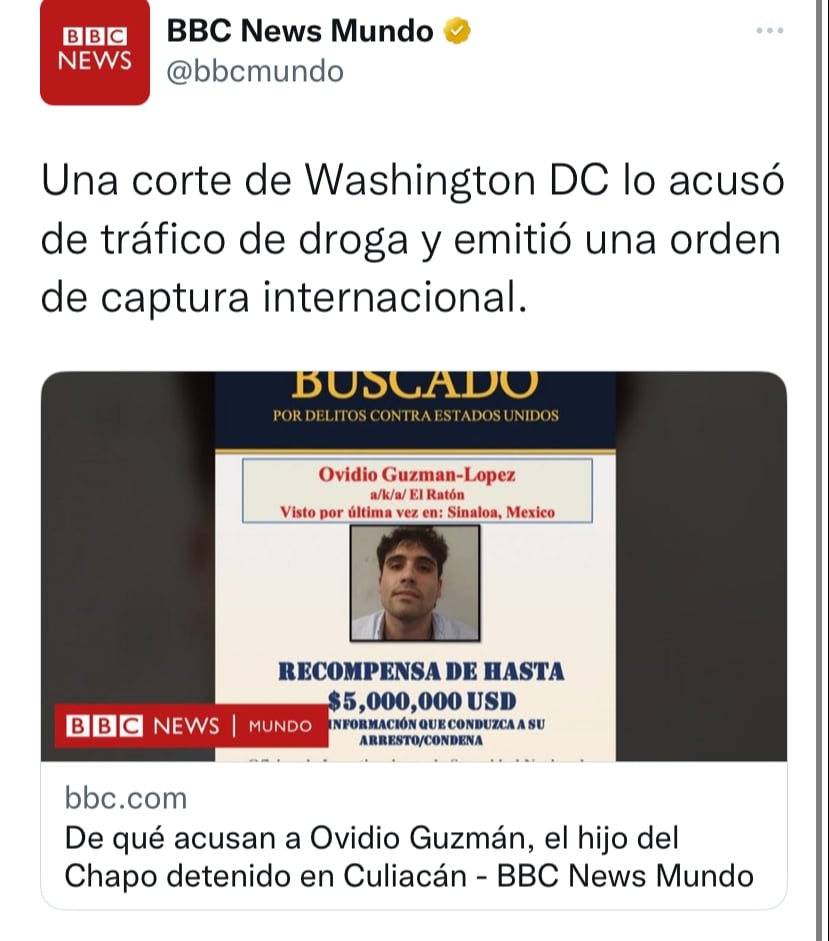 Weren't they looking for him in Mexico?