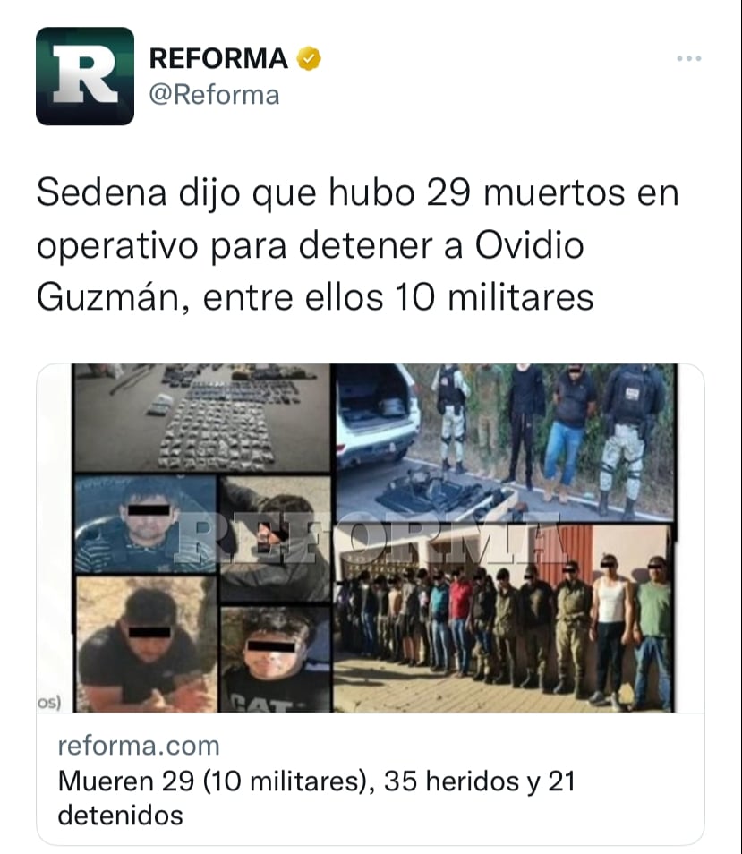 Informan cómo está la situación tras el 'segundo culiacanazo'