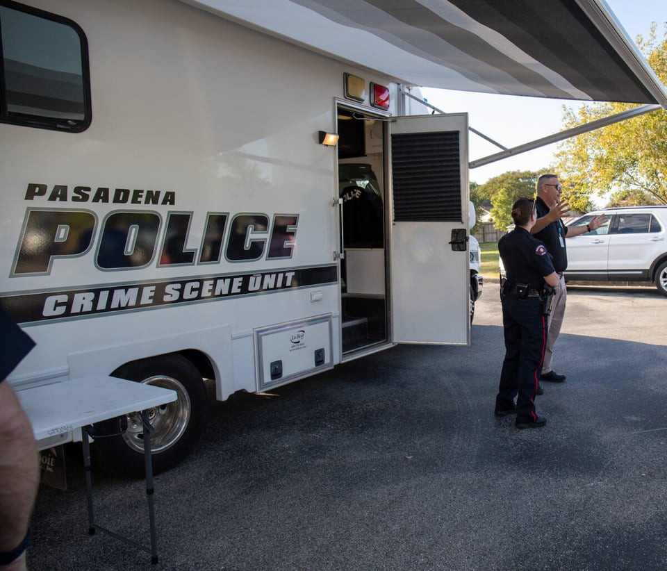 Unidad de Escena del Crimen, Pasadena, Texas, policías, Houston, MundoNOW
