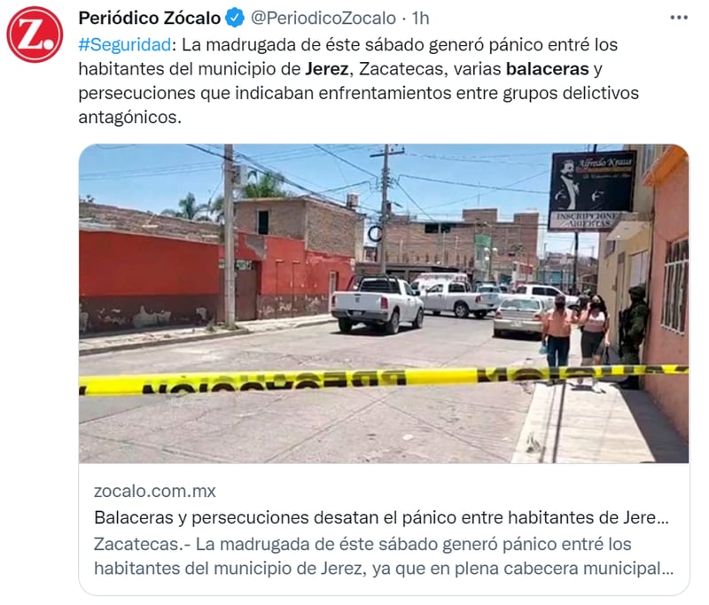 Balaceras pánico México