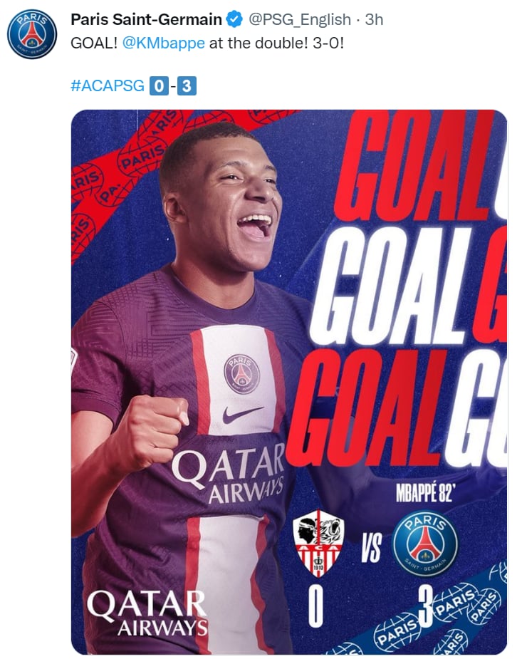 Ajaccio vs PSG