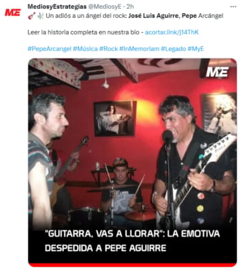 Muere músico Pepe Aguirre