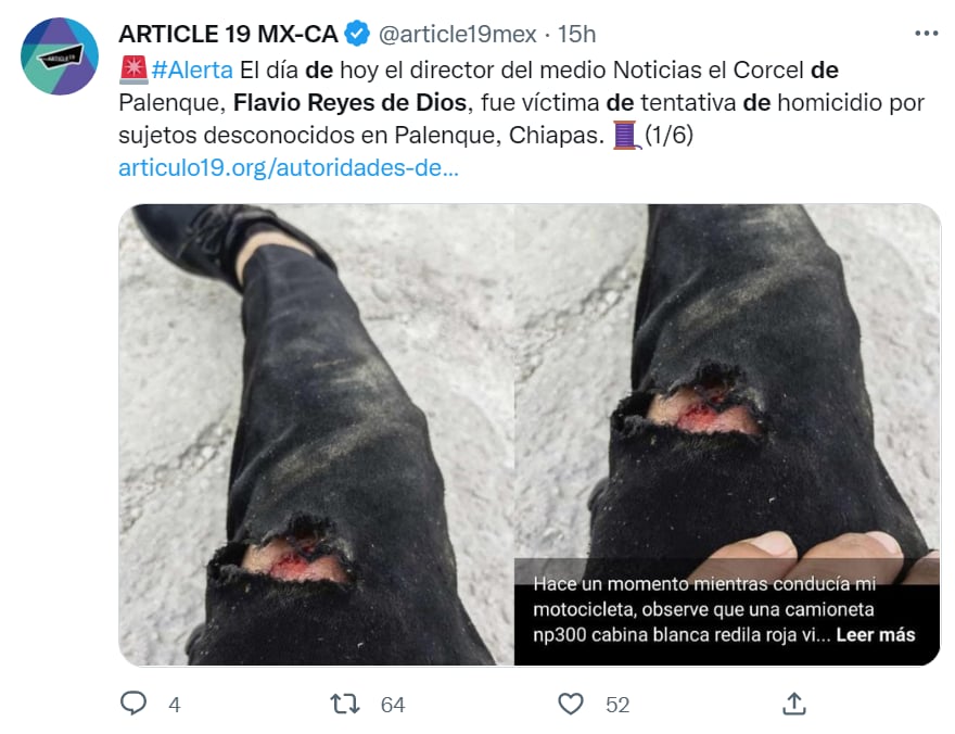 Ataque periodista México