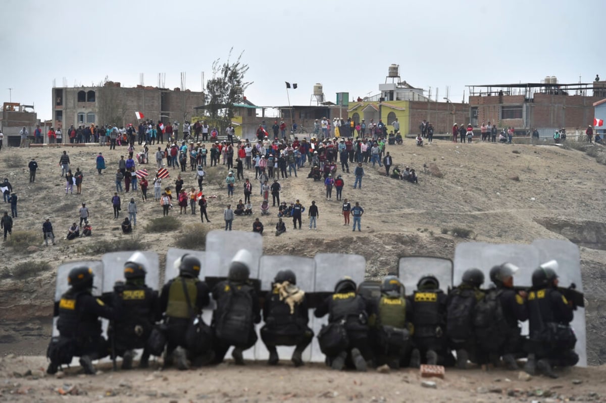 Protestas Perú incendios