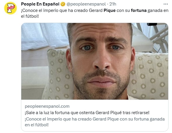 Fortune Gerard Pique