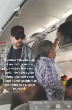 Piqué avión Shakira