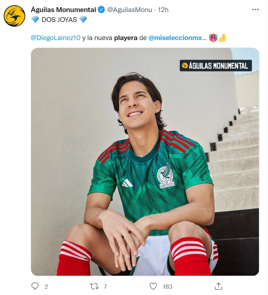 Uniforme selección mexicana