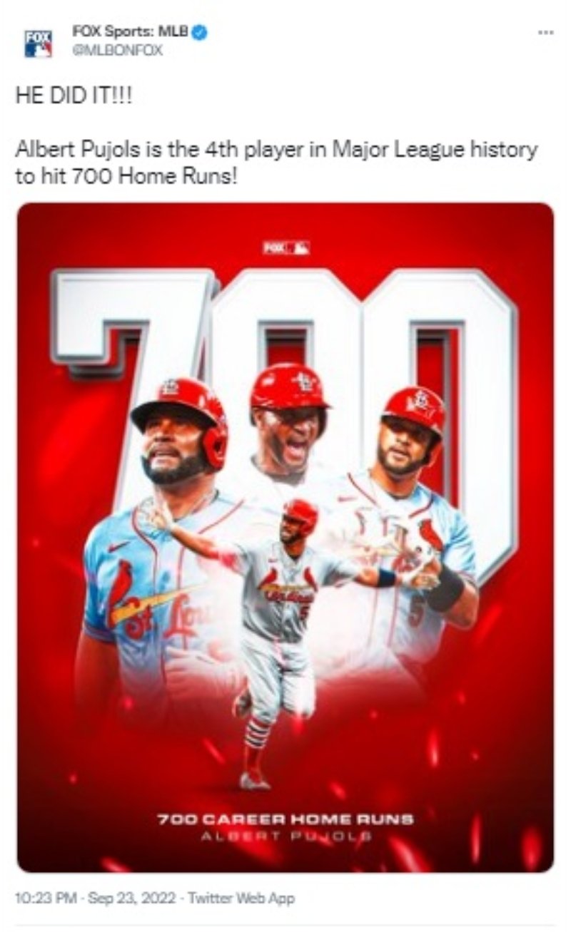 Albert Pujols 700 jonrones: Hace historia en la MLB
