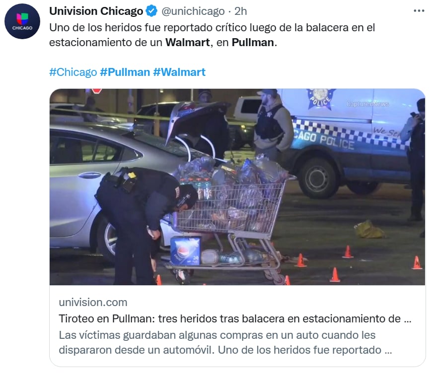 Balacera Estados Unidos
