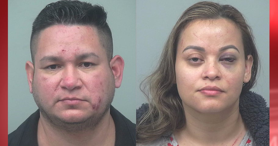 Crónica: Pareja de esposos nicaragüenses se enfrasca a golpes