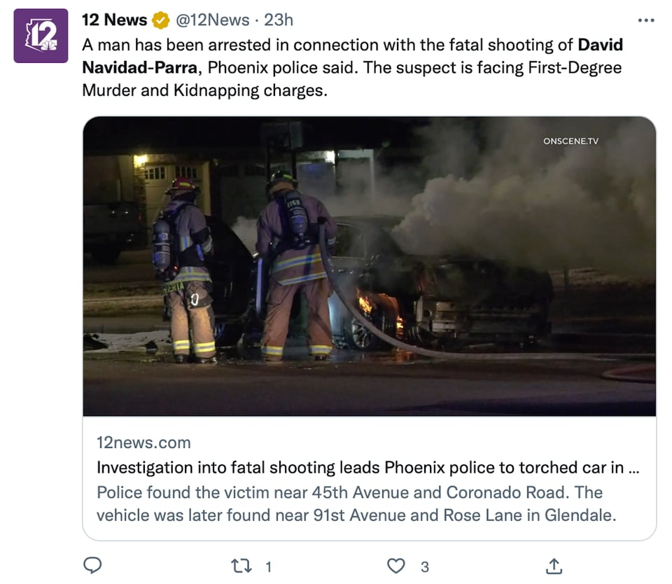Un incendio fue la segunda pista en el brutal homicidio