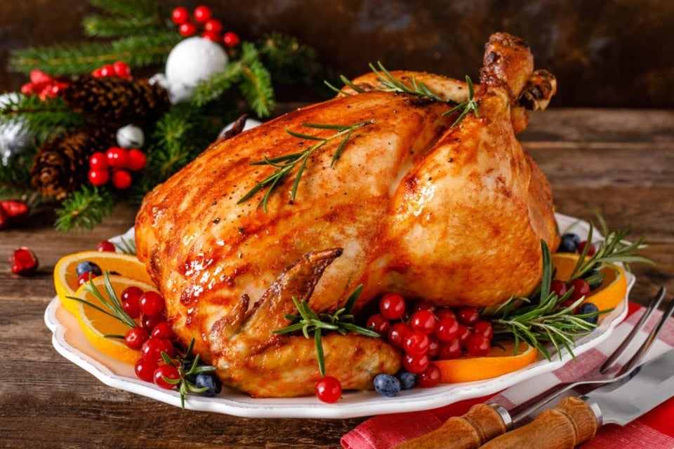 mustard, fruits, stuffing, cavity, Turkey, MundoNow