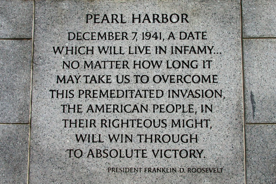 Discurso, presidente Franklin Roosevelt, muerte, MundoNOW, mensaje