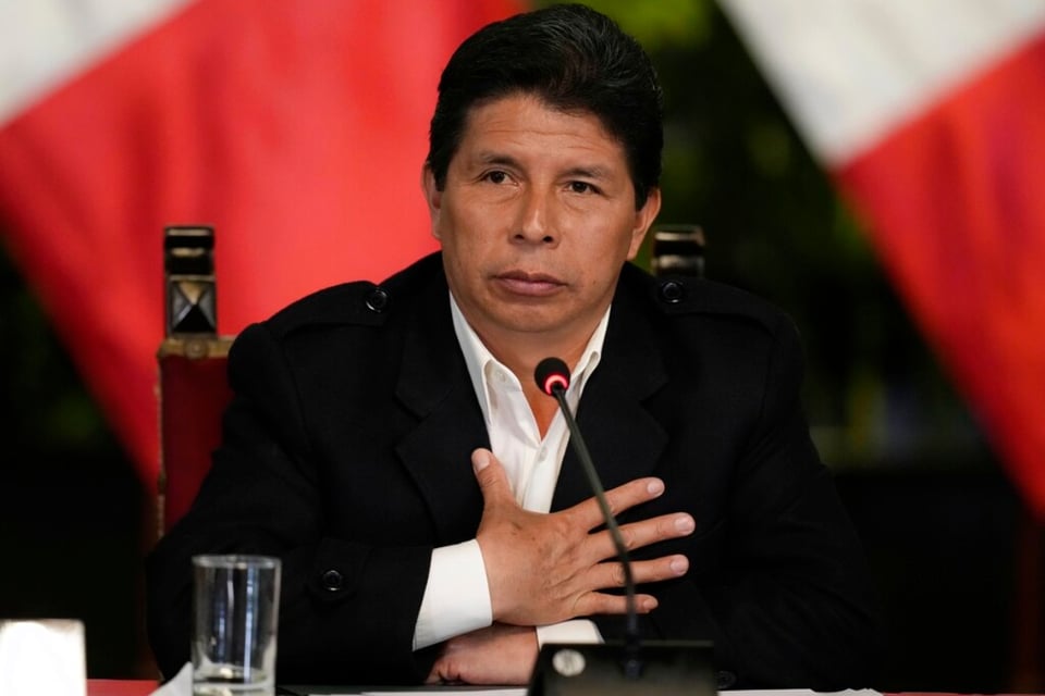 Congreso de Perú toma drástica decisión luego de intento de disolución de Pedro Castillo