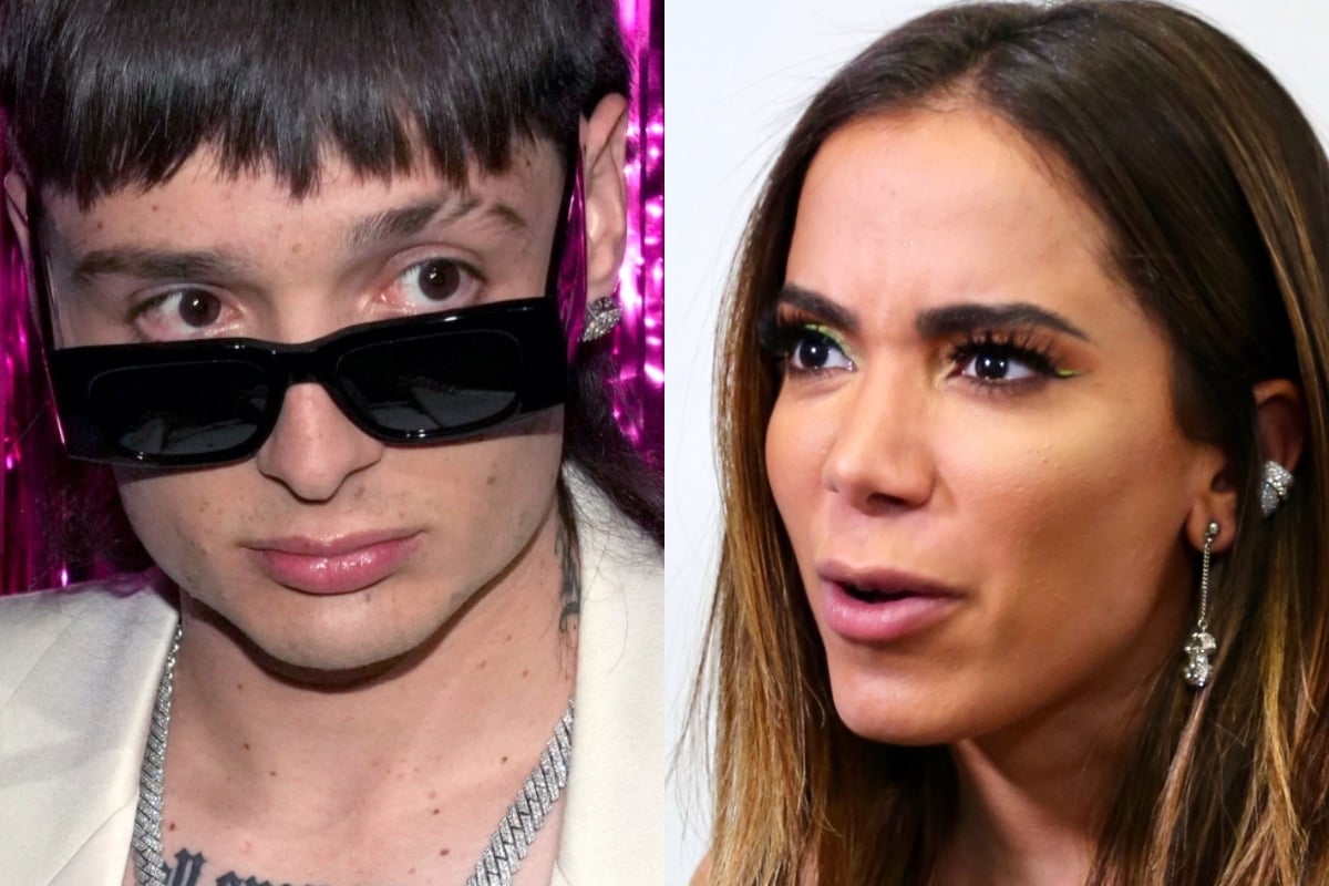 Peso Pluma kisses Anitta at the Pa’l Norte festival in Mexico