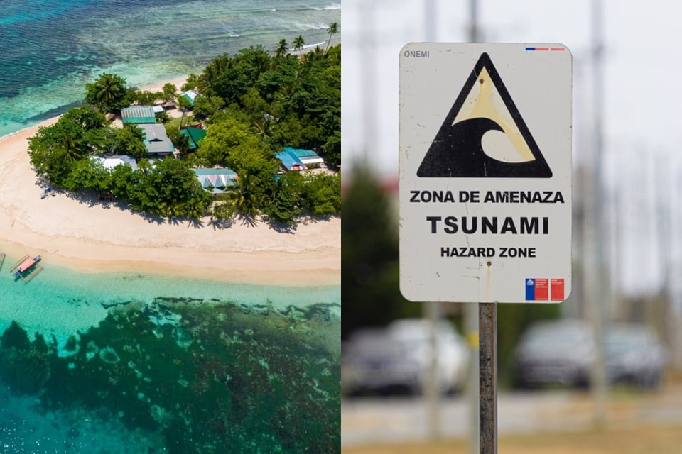 Sismo de 7.6 grados sacude Filipinas; hay alerta de tsunami
