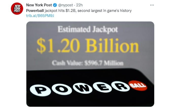 Powerball Jackpot Hits $1.5 Billion!
