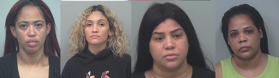 Una hondureña y tres dominicanas