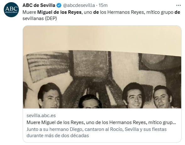 Muere Hermanos Reyes