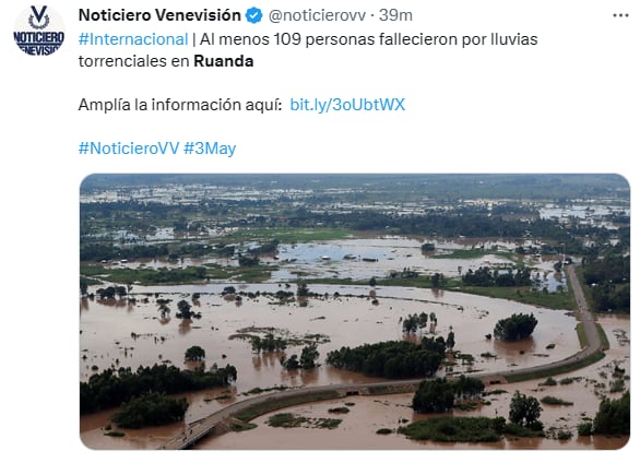Lluvias inundaciones Mhoni Vidente