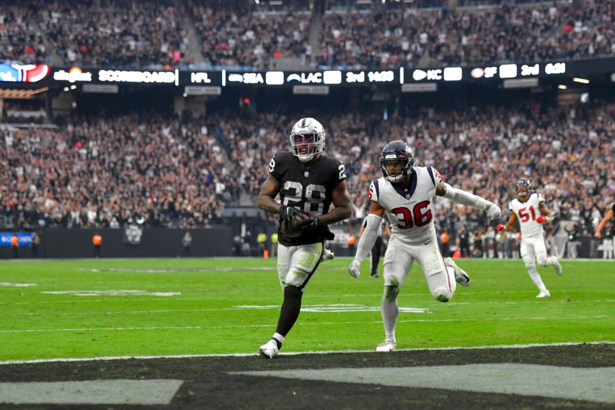 Raiders se impusieron a Texans y así terminó el partido