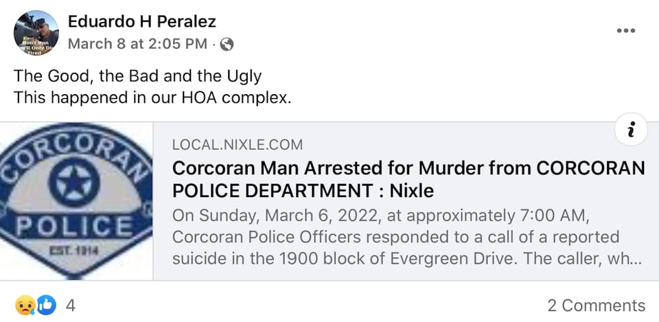 Luis Antonio Ramírez Olmedo is already in jail