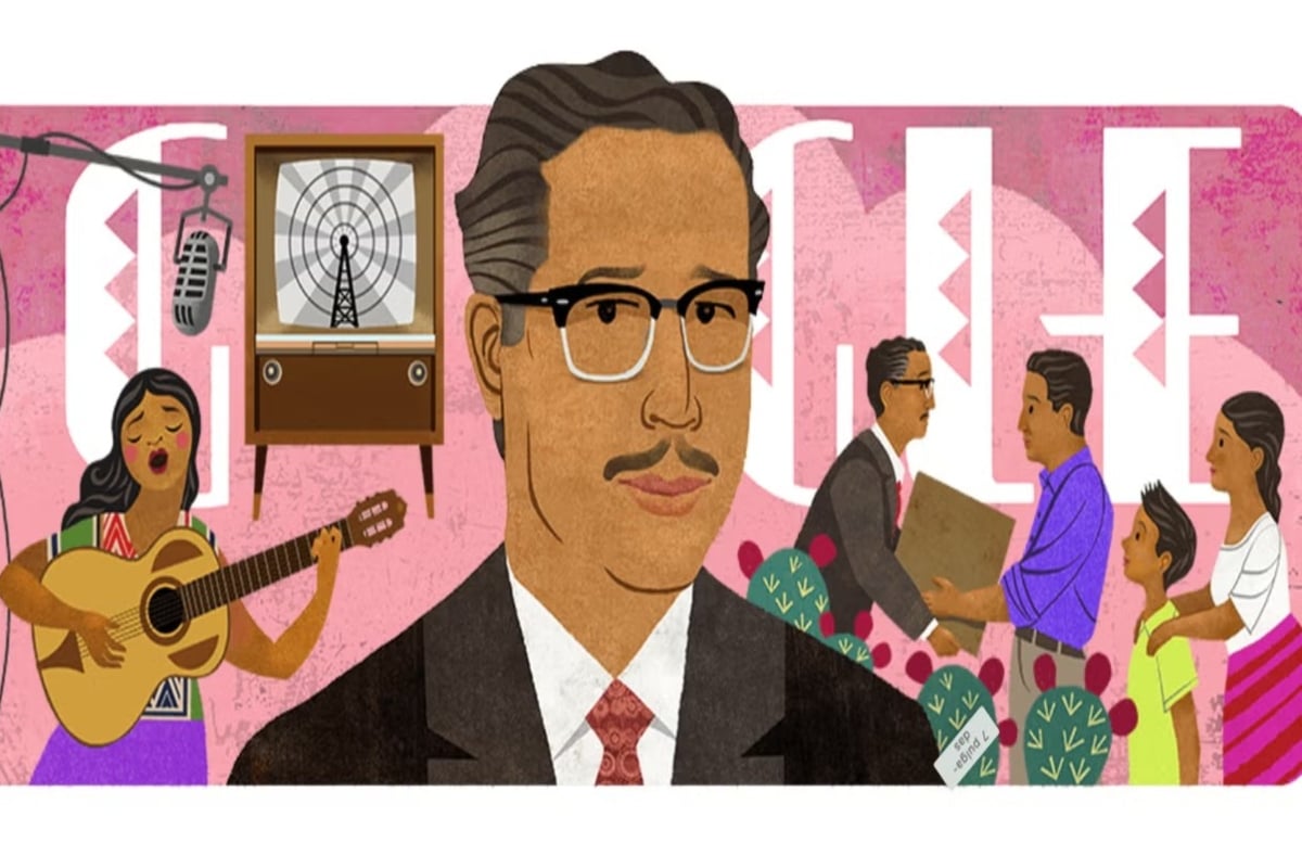 Raoul A Cortez, Google, October 17, doodle, MundoNOW / Raoul A Cortez, Google, 17 de octubre, doodle, MundoNOW