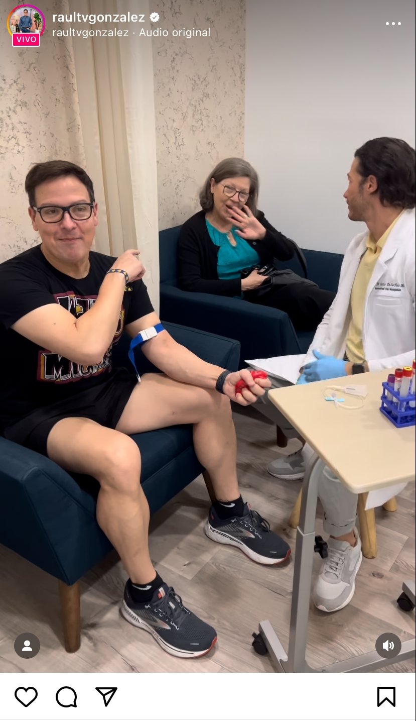 Raúl González revela nuevo tratamiento médico