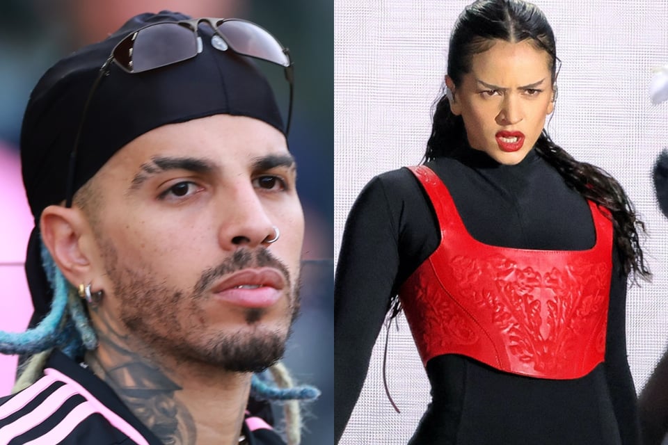 Did Rauw Alejandro cheat on Rosalía with a man?