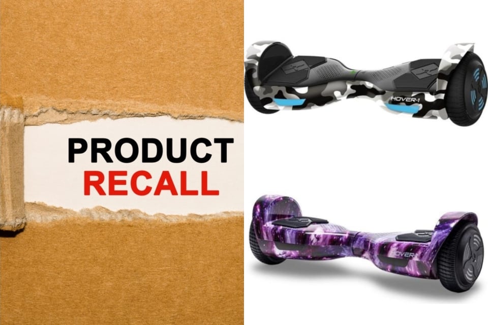 Hoverboards recalled due to fire risk