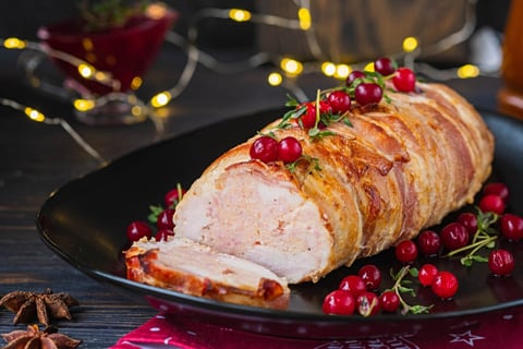 This tasty Turkey Roll is an excellent option for the holidays