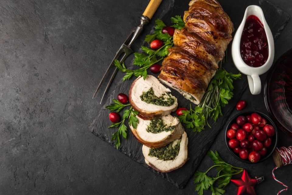 turkey roll, turkey roll recipe, turkey, roll, MundoNow
