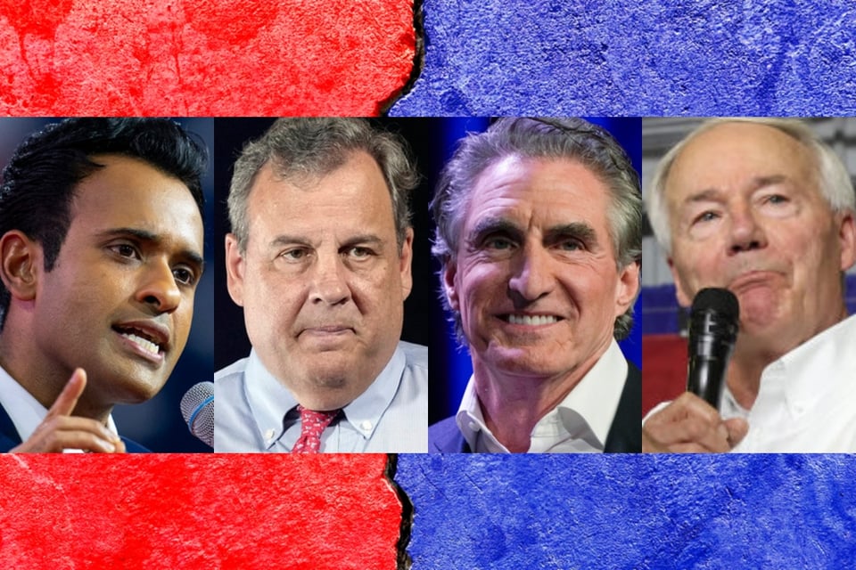 Viver Ramaswamy, Chris Christie, Doug Burgum, Asa Hutchinson, MundoNow