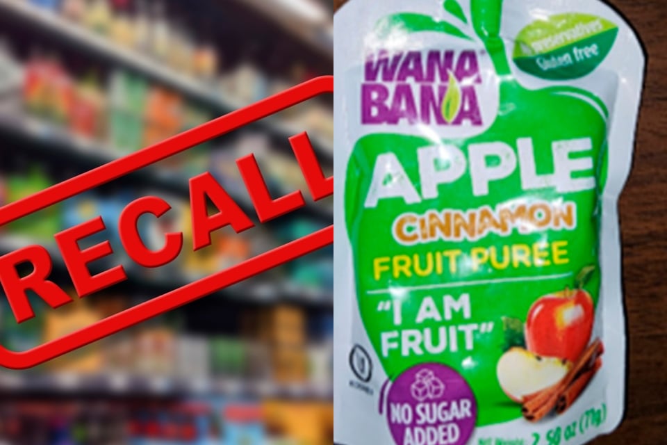 El retiro de bolsas de frutas se amplía debido a preocupaciones por plomo