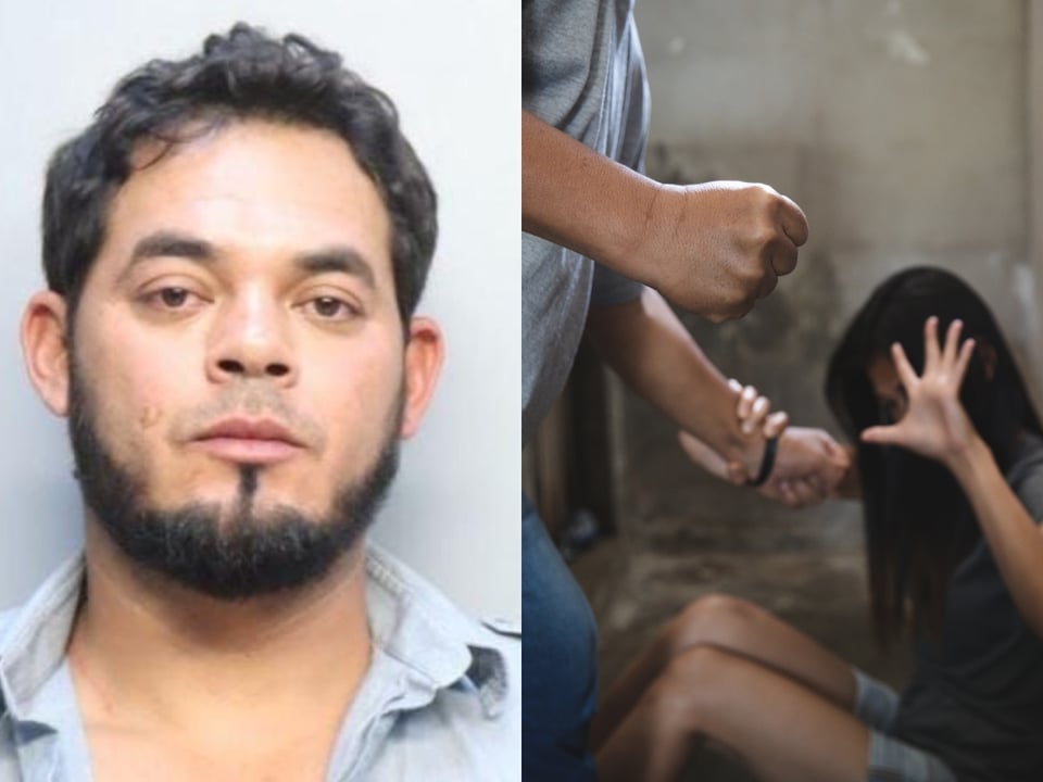 Hondureño arrestado por intentar estrangular a su novia