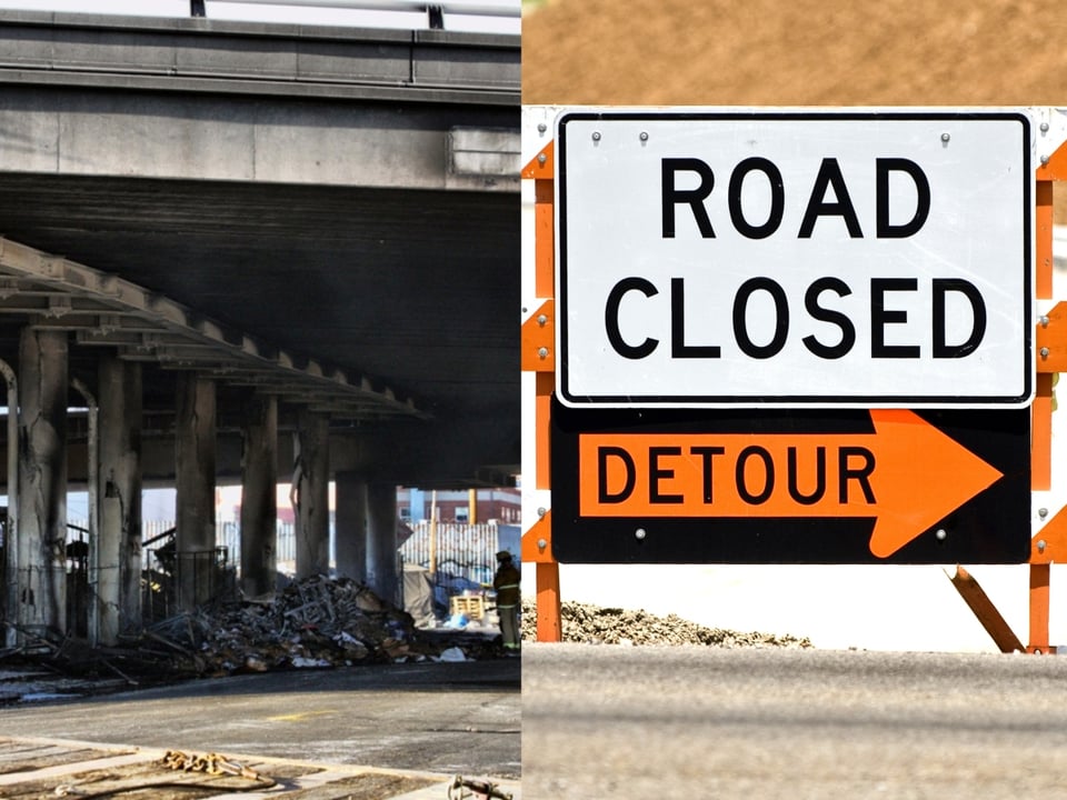 Cierran autopista cerca del centro de Los Ángeles por incendio featured image