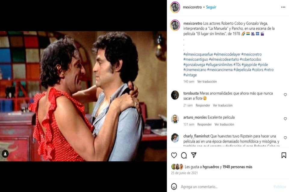 who is Roberto Cobo, La Manuela, The place without limits, Arturo Ripstein, MundoNOW
